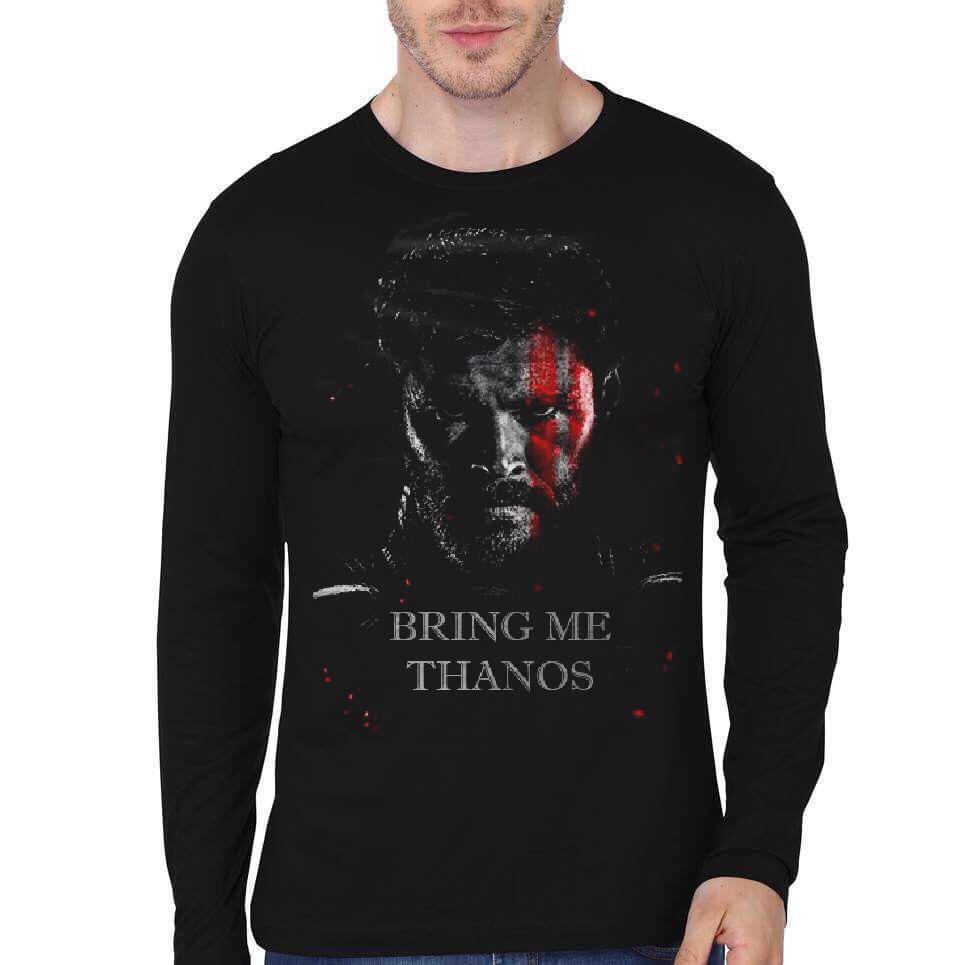 Bring Me Thanos Black Full Sleeve T-Shirt Hoodie, Sweatshirt | PureTeeCo.com