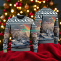 De Havilland Canada Dhc- American Airlines Christmas House Under The Rainbow Ugly Sweater For You