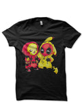 Deadpool Black Half Sleeve T-Shirt Hoodie, Sweatshirt | PureTeeCo.com