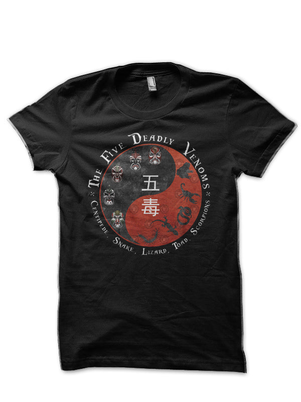 The Five Deadly Venoms T-Shirt Hoodie, Sweatshirt | PureTeeCo.com