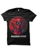 Deadpool Maximum Effort Black T-Shirt Hoodie, Sweatshirt | PureTeeCo.com