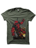 Deadpool Dark Green T-Shirt Hoodie, Sweatshirt | PureTeeCo.com