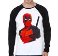 Deadpool Raglan Tee Style001 Hoodie, Sweatshirt | PureTeeCo.com