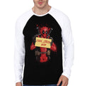 Deadpool Raglan Tee Style002 Hoodie, Sweatshirt | PureTeeCo.com
