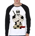Deadpool Raglan Tee Style005 Hoodie, Sweatshirt | PureTeeCo.com
