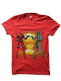 Deadpool & Vader Red Tee Hoodie, Sweatshirt | PureTeeCo.com