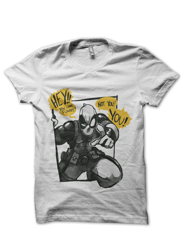 Deadpool White T-Shirt Style002 Hoodie, Sweatshirt | PureTeeCo.com
