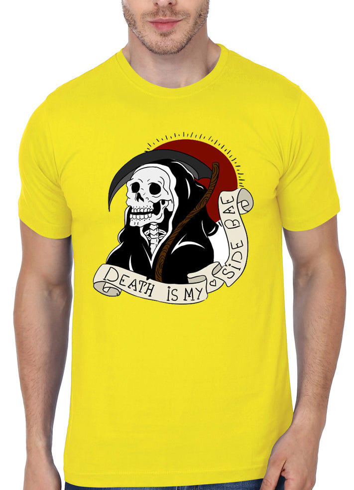 Death Is My Side Bae Half Sleeve T-Shirt Hoodie, Sweatshirt | PureTeeCo.com