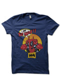 Deadpool Navy Blue Tee Hoodie, Sweatshirt | PureTeeCo.com