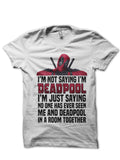 Deadpool White Tee Style003 Hoodie, Sweatshirt | PureTeeCo.com