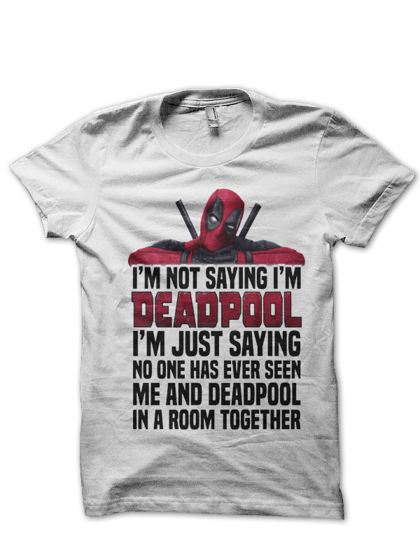 Deadpool White Tee Style003 Hoodie, Sweatshirt | PureTeeCo.com