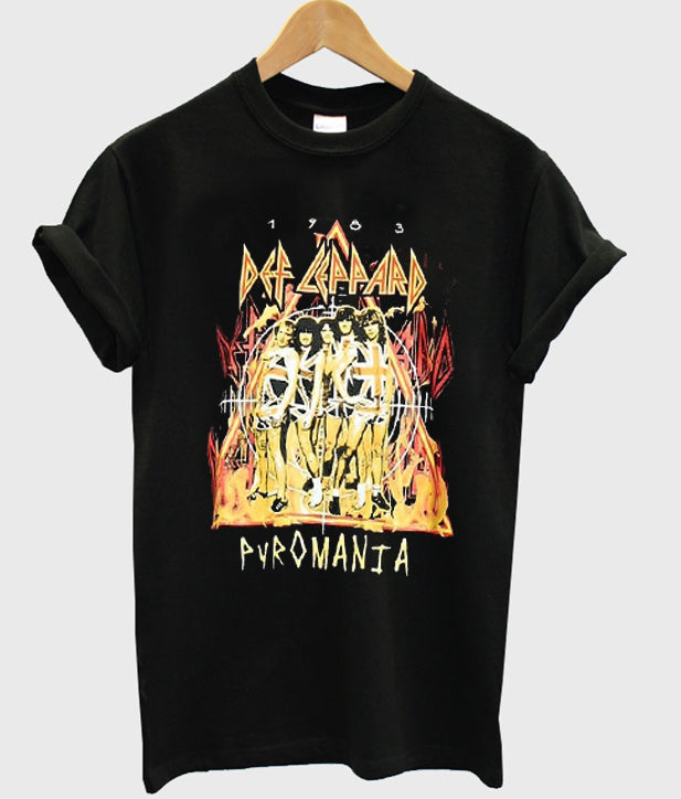 def leppard pyromania t-shirt Hoodie, Sweatshirt | PureTeeCo.com
