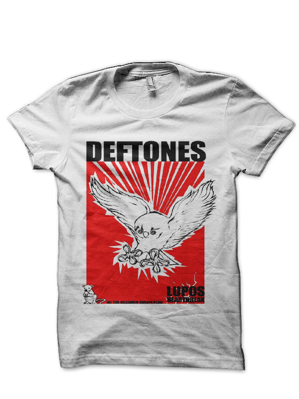 Deftones White T-Shirt Hoodie, Sweatshirt | PureTeeCo.com