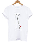 delaware heart t-shirt Hoodie, Sweatshirt | PureTeeCo.com