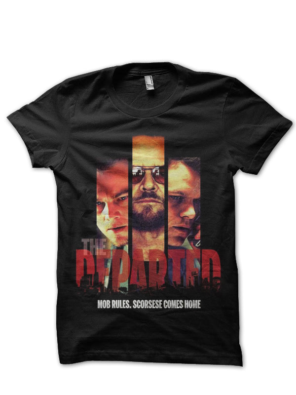 The Departed Half Sleeve Black T-Shirt Style003 Hoodie, Sweatshirt | PureTeeCo.com