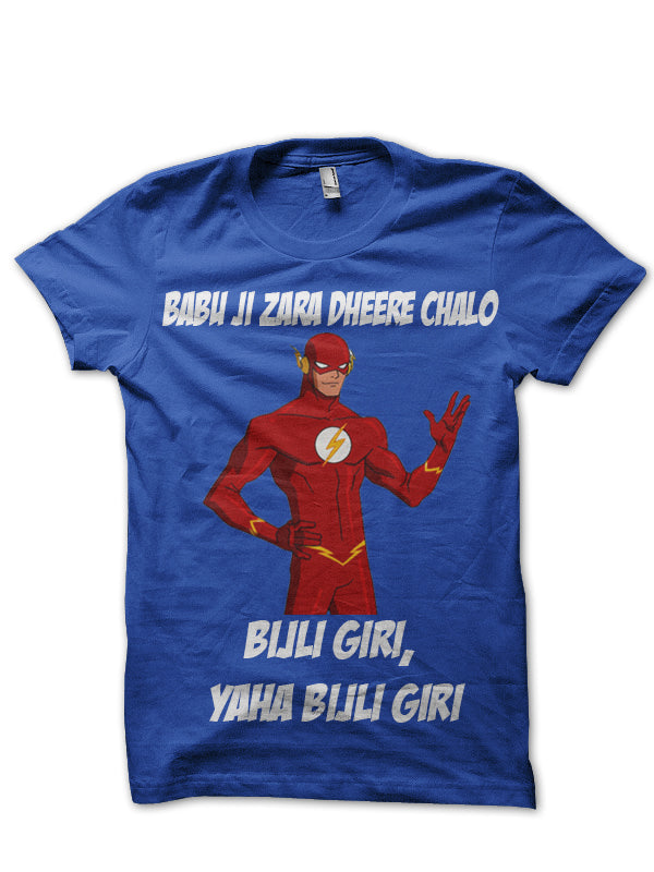Desi Flash Blue Tee (All Colours Available) Hoodie, Sweatshirt | PureTeeCo.com