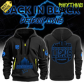 Detroit Lions Back In Black Special Edition Quarter Zip Hoodie