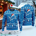 Detroit Lions Ugly Christmas Sweater For Holiday Xmas Gifts