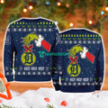 Detroit Tigers Mlb Grinch Hand Ugly Christmas Sweater 3D