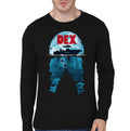 Dexter Black Full Sleeve Tee Hoodie, Sweatshirt | PureTeeCo.com