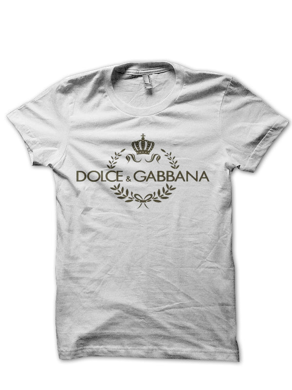 Dolce Gabbana White Half Sleeve T-Shirt Style001 Hoodie, Sweatshirt | PureTeeCo.com