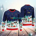 Dhc-2 Beaver Dehavilland Alaska Forestry Us Air Force Christmas Ugly Sweater Meaningful Gift For Aviation Fans