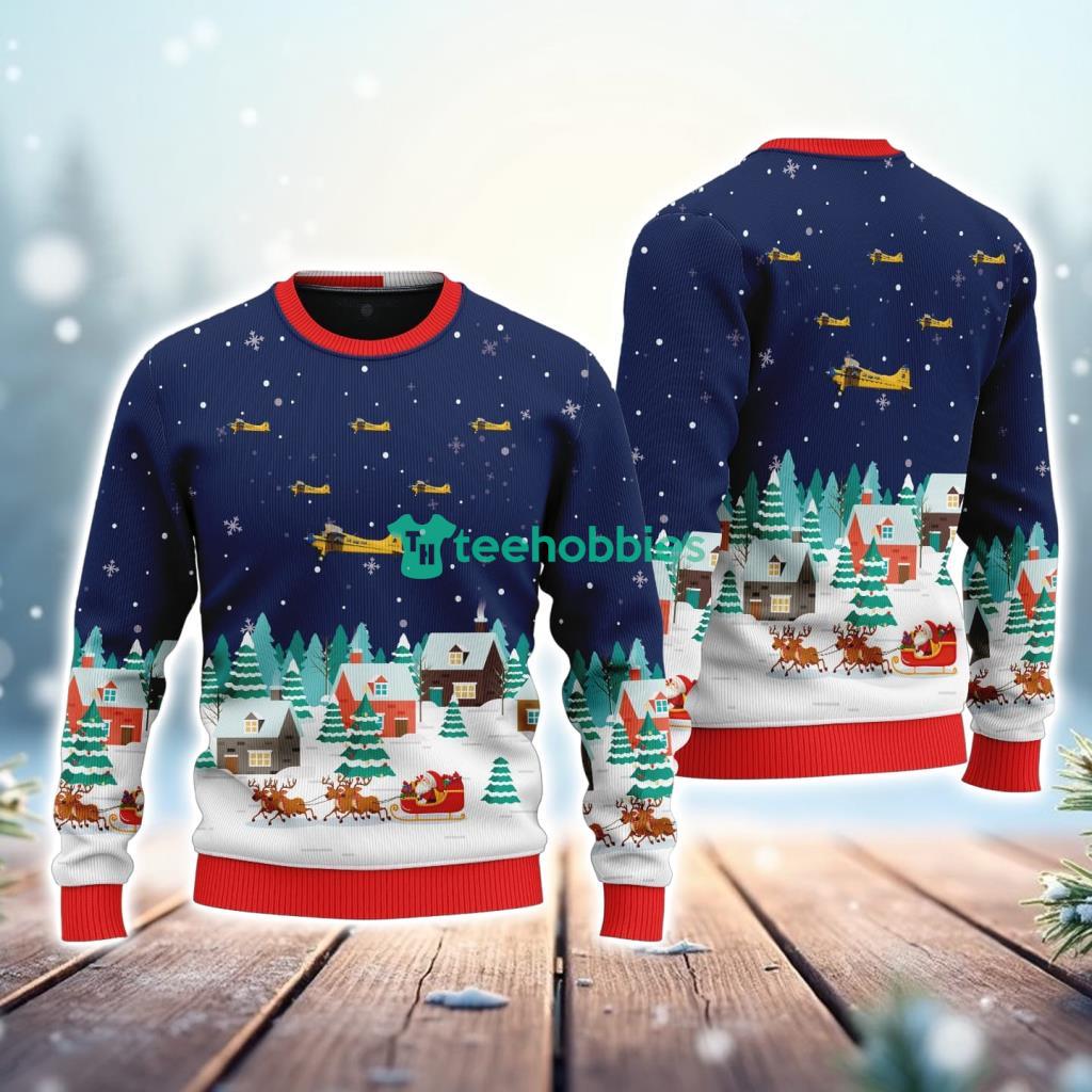 Dhc-2 Beaver Dehavilland Alaska Forestry Us Air Force Christmas Ugly Sweater Meaningful Gift For Aviation Fans