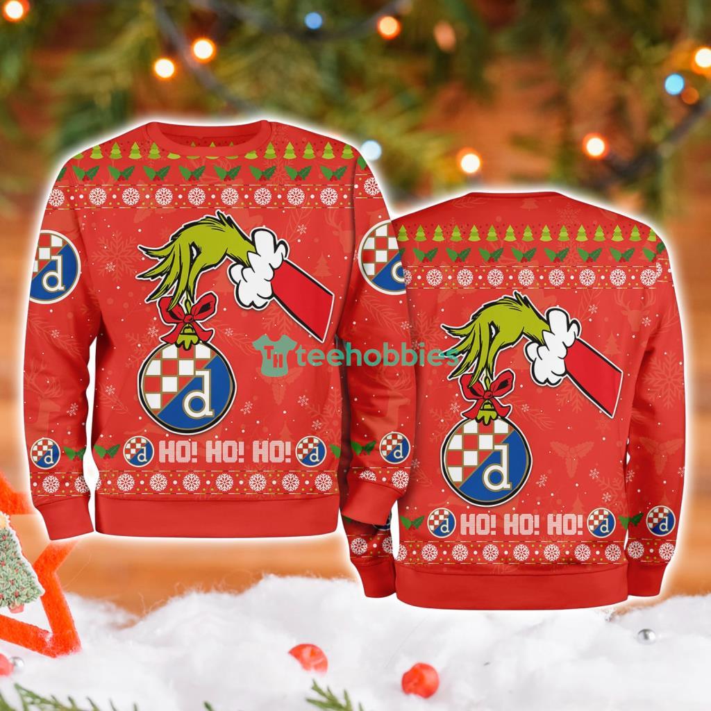 Dinamo Zagreb Grinch Hand Ugly Christmas Sweater 3D