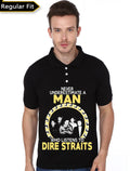 Dire Straits Black Polo T-Shirt Hoodie, Sweatshirt | PureTeeCo.com