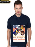 Dire Straits Navy Blue Polo T-Shirt Hoodie, Sweatshirt | PureTeeCo.com