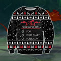 Dishonor On You Knitting Pattern 3D Print Ugly Sweater