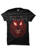 Disturbed Half Sleeve Black T-Shirt Hoodie, Sweatshirt | PureTeeCo.com