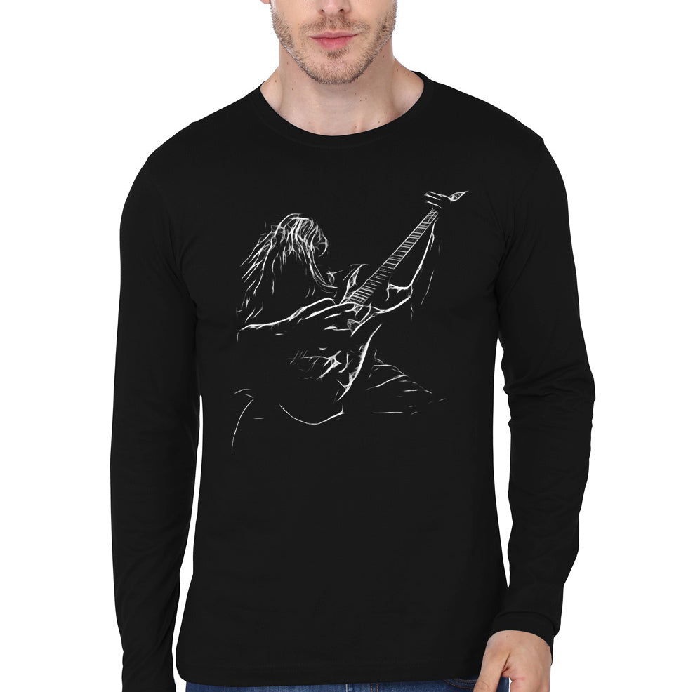 Metal Guitar Black T-Shirt Hoodie, Sweatshirt | PureTeeCo.com
