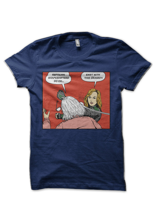 Old Lady Punch T-Shirt Hoodie, Sweatshirt | PureTeeCo.com