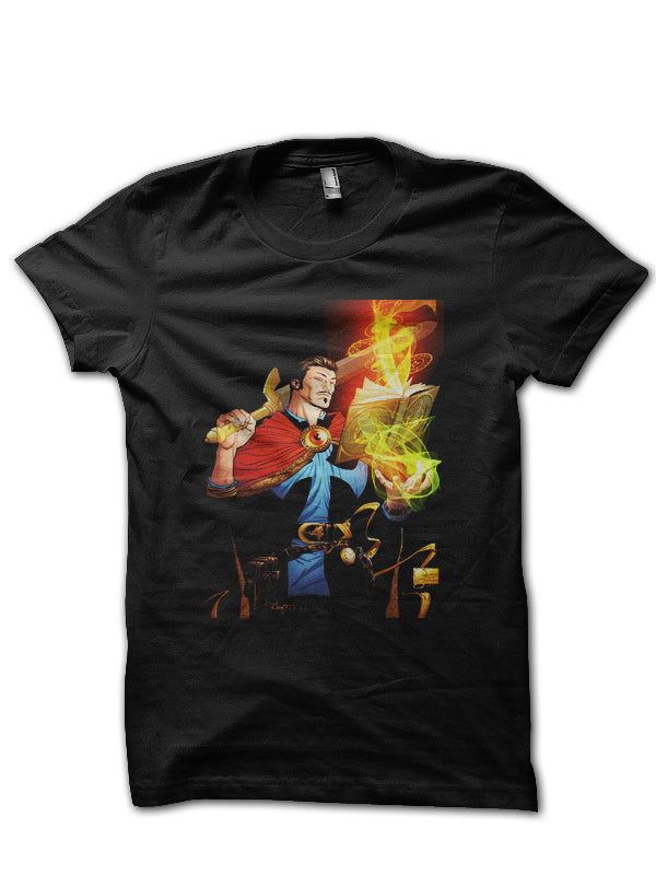 Doctor Black Half Sleeve T-Shirt Hoodie, Sweatshirt | PureTeeCo.com