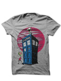 Doctor Who Grey T-Shirt Hoodie, Sweatshirt | PureTeeCo.com