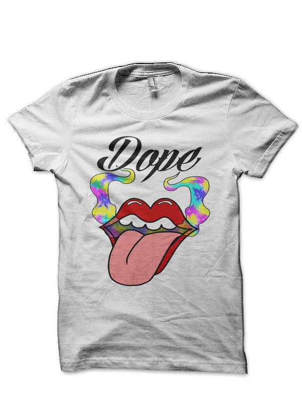 Dope White T-Shirt Hoodie, Sweatshirt | PureTeeCo.com