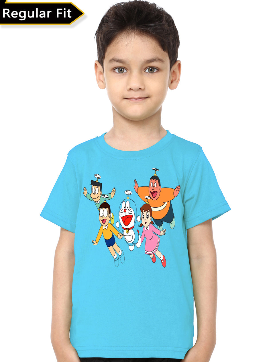 Doraemon Light Blue T-Shirt Hoodie, Sweatshirt | PureTeeCo.com