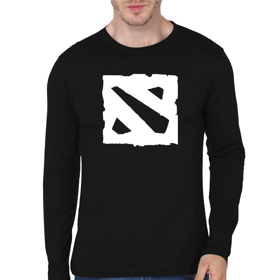 Dota Black Full Sleeve Tee Hoodie, Sweatshirt | PureTeeCo.com