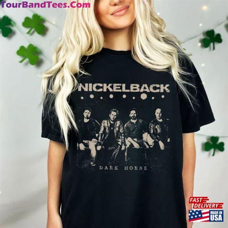 Vintage Nick Lebacks Band Shirt Nickle Back Get Rollin Album 2023 Tee Classic Hoodie, Sweatshirt | PureTeeCo.com (Image 1)