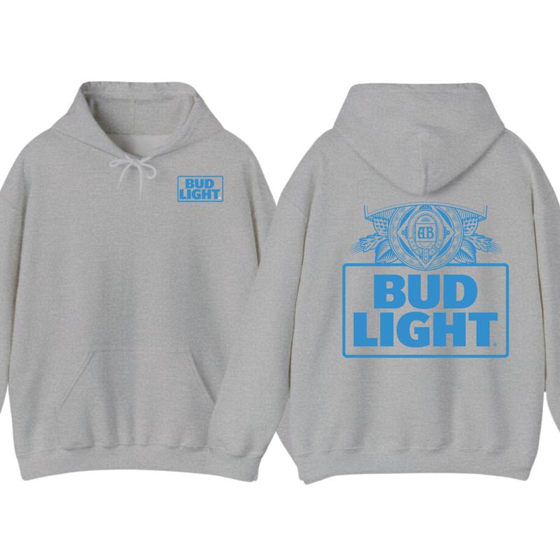 Bud Light - Bud Light Label Shirt For Men For Women Unisex Hoodie and T-Shirt, Graphic tee Gift for Birthday... (Image 4)