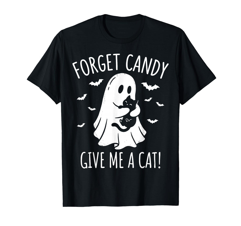 Forget Candy Give Cat Halloween Unisex T-shirt, Sweatshirt, Hoodie (1)