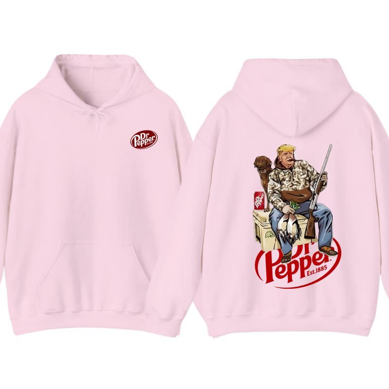 Hunter Trummm With Dr Pepper 2 Siders Hoodie, Camo Hunter Trumm Hoodie, Hunting Dog Hoodie, Election 2024 Gift,... (Image 6)