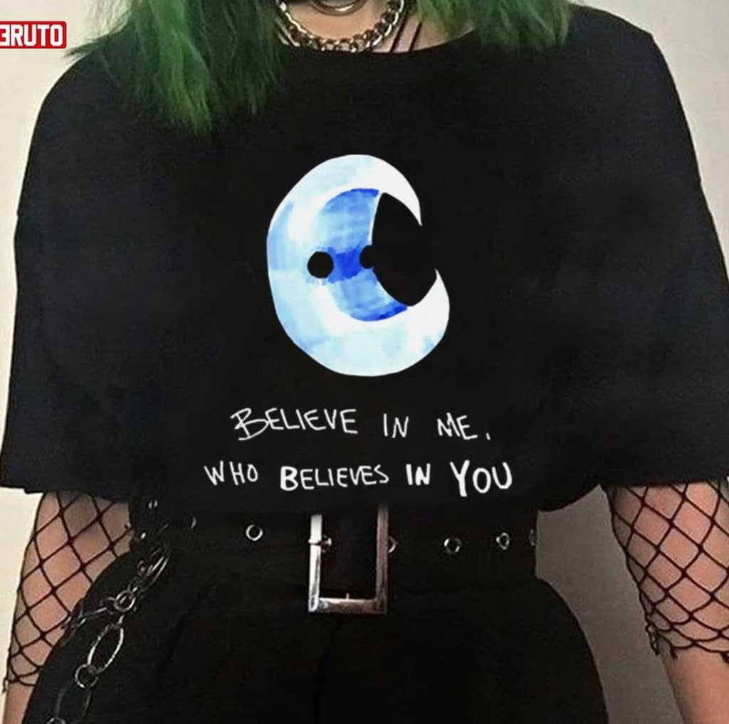 Believe In Me Who Believes In You Wunderworld Moon Unisex T-shirt Hoodie, Sweatshirt | PureTeeCo.com (Image 3)