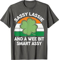St Patrick Day Lassie Shamrock Irish Girl Unisex T-shirt, Sweatshirt, Hoodie (1)