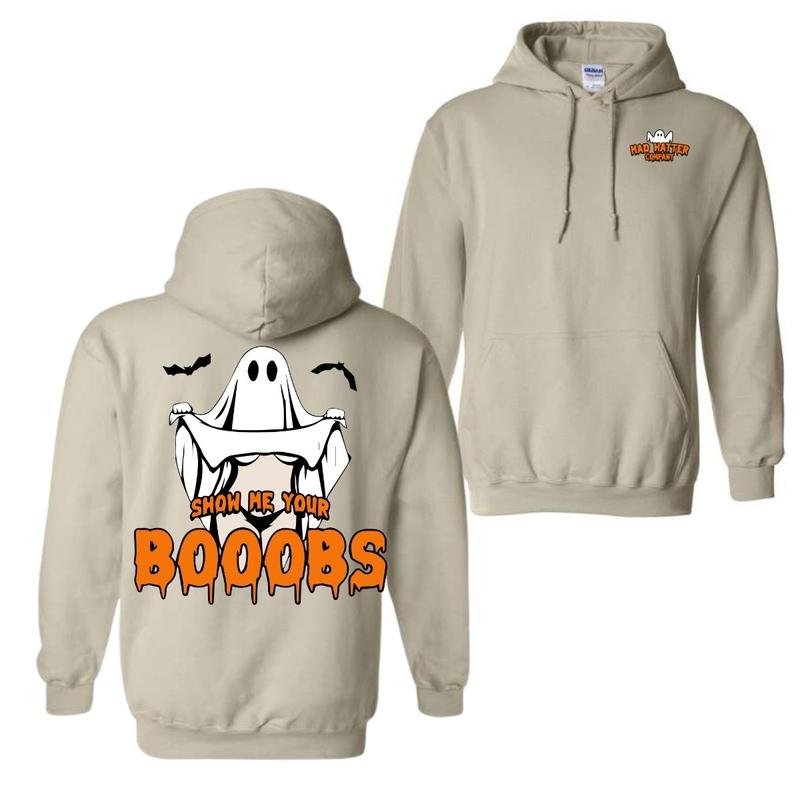 Show Me Your Boobies Shirt Boobies Funny Shirt Boo, Hoodie For men For women Sweatshirt | PureTeeCo.com (Image 8)