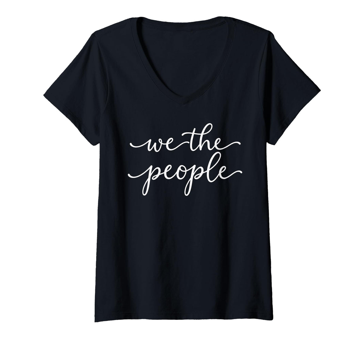 People Patriotic Cursive Lettering V-Neck Unisex T-shirt, Sweatshirt, Hoodie (1)