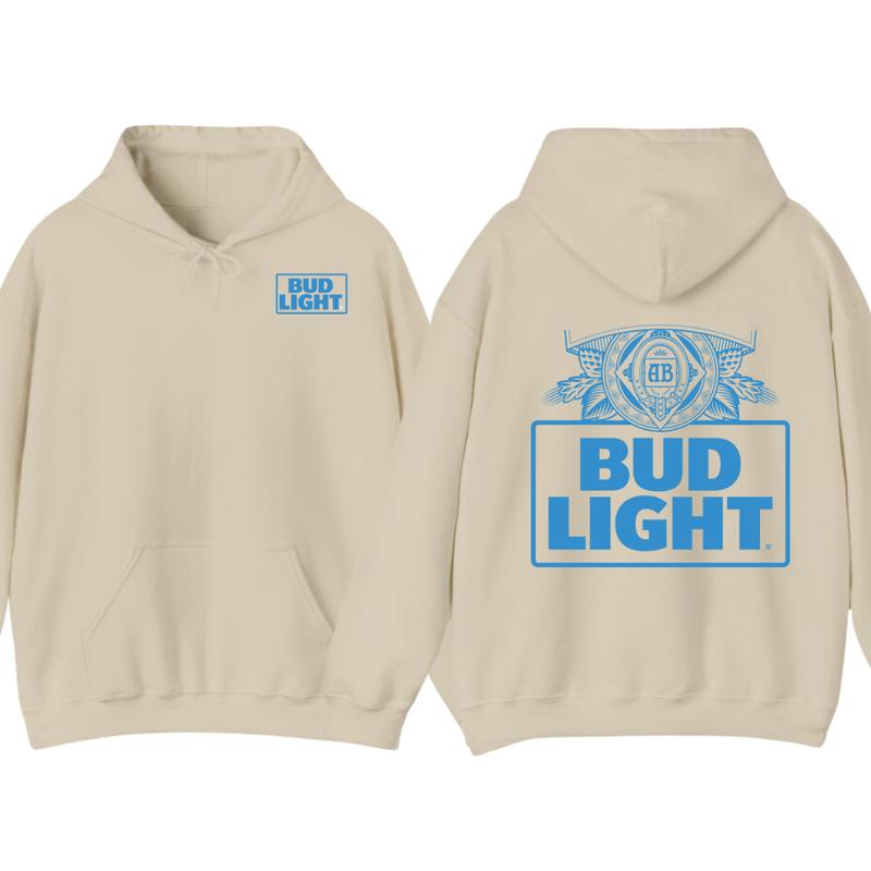 Bud Light - Bud Light Label Shirt For Men For Women Unisex Hoodie and T-Shirt, Graphic tee Gift for Birthday... (Image 5)