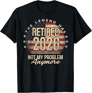 Legend Retired 2026 Retirement Usa Flag Unisex T-shirt, Sweatshirt, Hoodie (1)