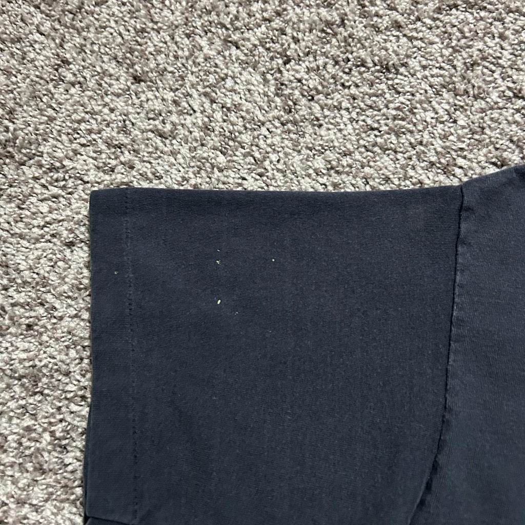 Vintage Faded Black Smiley Face 90s Worry Happy Boxy Fit Medium (4)